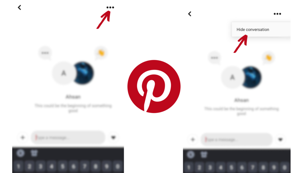 How To Delete Pinterest Messages 1