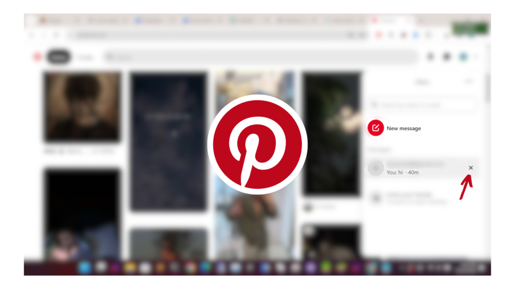 How To Delete Pinterest Messages 3