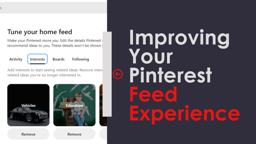 How to Reset Your Pinterest Feed