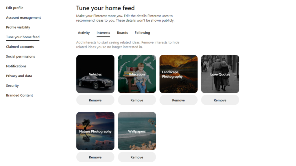 How to Reset Your Pinterest Feed