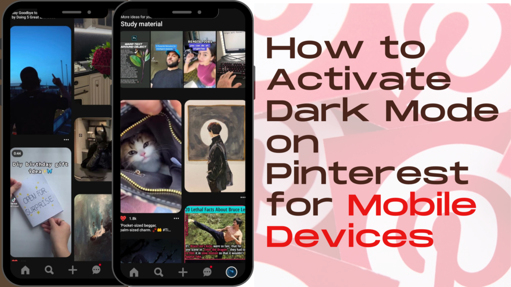 How to Make Your Pinterest Dark Mode on Laptop