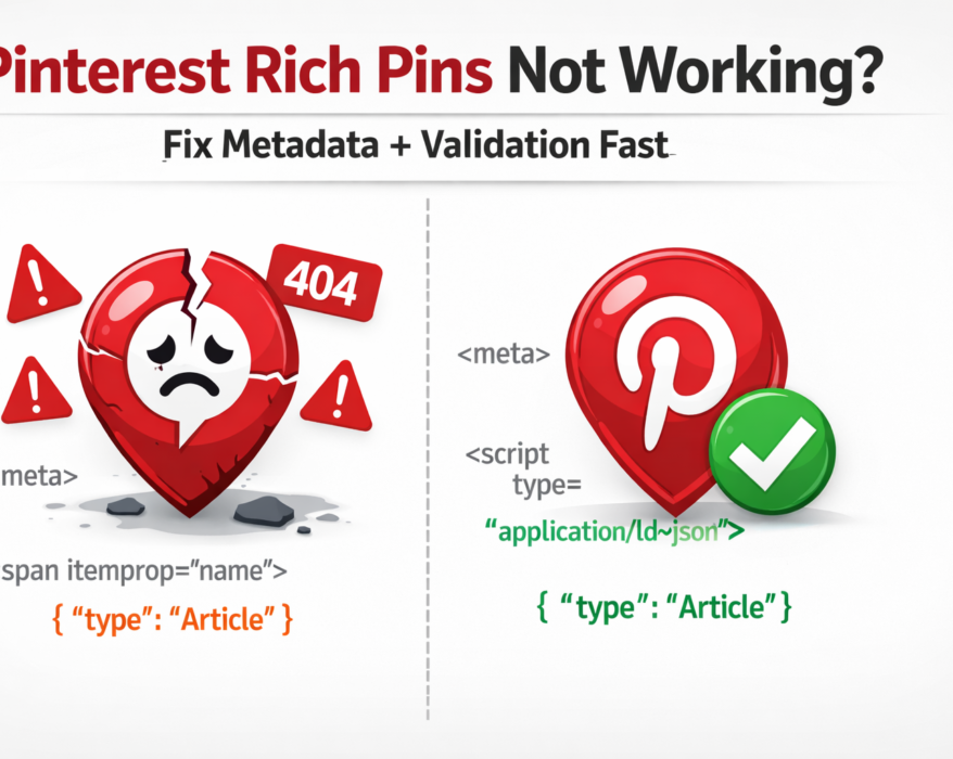 Pinterest Rich Pins Not Working?