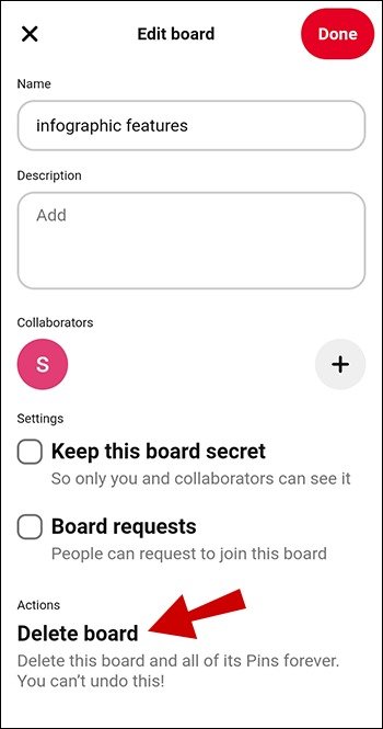 How to Leave a Pinterest Board on iPhone or Android