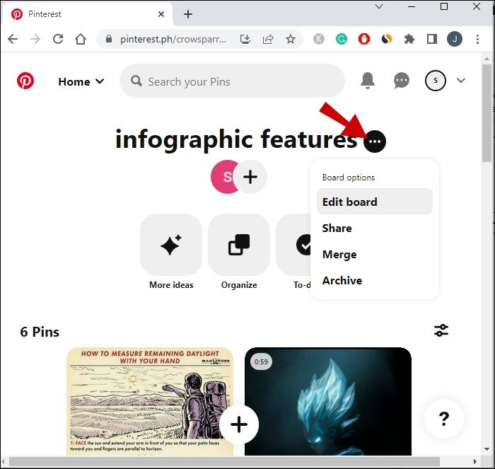 How to Leave a Pinterest Board on Desktop